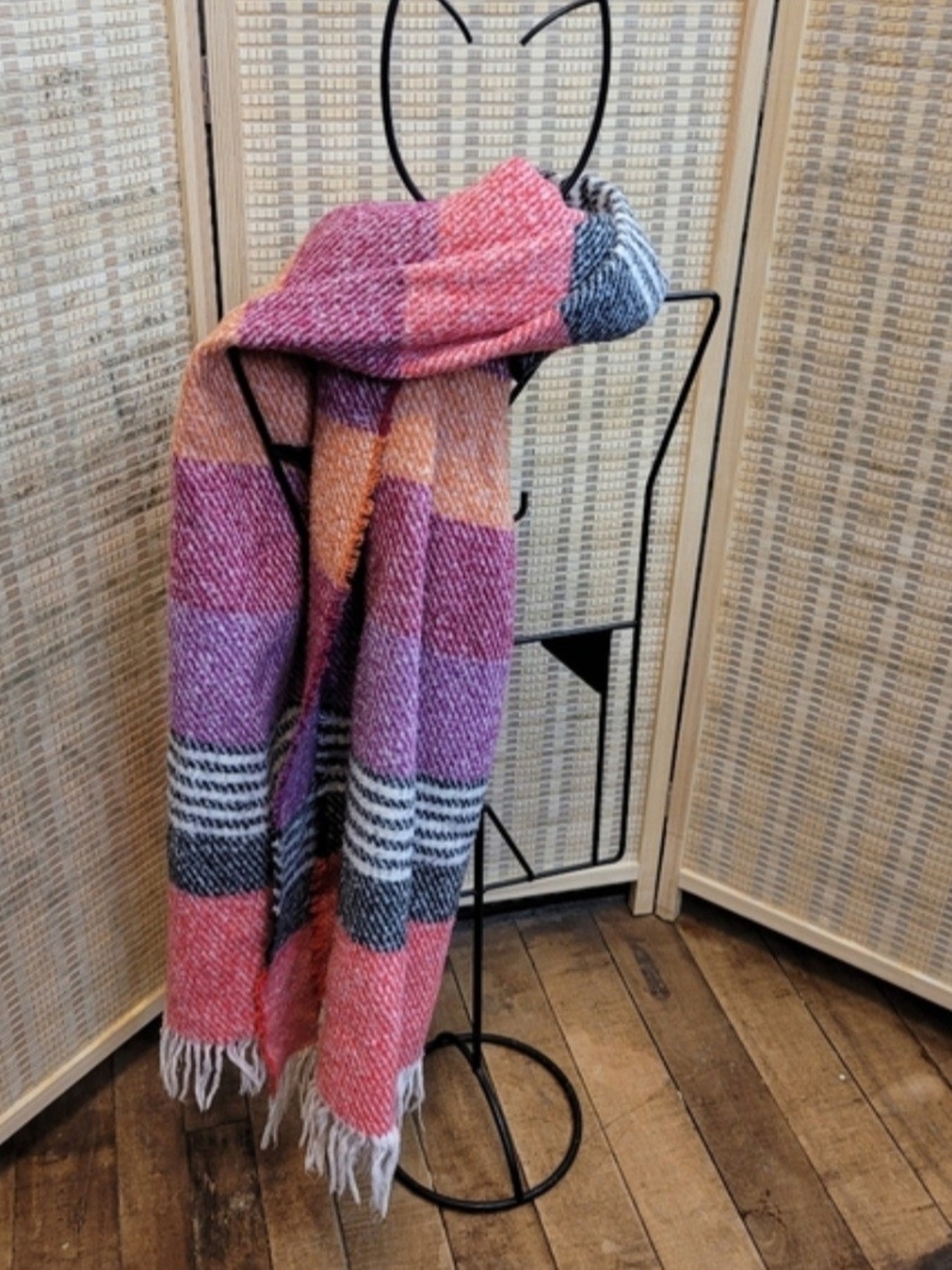 A New day Wide Striped Women's Scarf